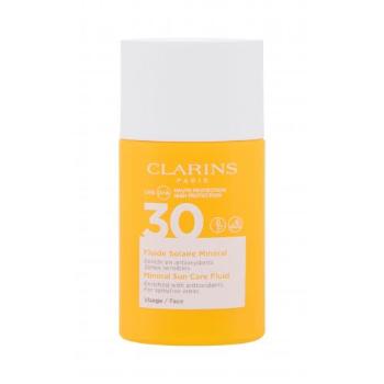 Clarins Sun Care Mineral SPF30 30 ml preparat do opalania twarzy dla kobiet Uszkodzone pudełko