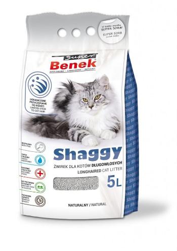 BENEK Super Shaggy Żwirek bentonitowy dla kotów długowłosych naturalny 5 l x 2 (10 l)