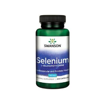 SWANSON Selenium 100mcg - 200capsWitaminy i minerały > Selen