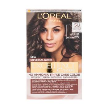 L'Oréal Paris Excellence Creme Triple Protection 48 ml farba do włosów dla kobiet Uszkodzone pudełko 5U Light Brown