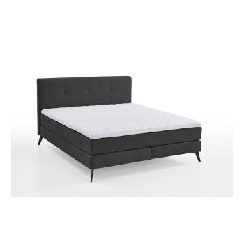 Ciemnoszare łóżko boxspring 180x200 cm Jona – Meise Möbel