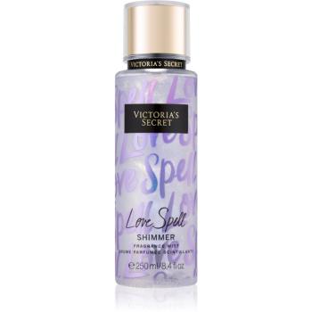 Victoria's Secret Love Spell Shimmer spray do ciała z brokatem dla kobiet 250 ml