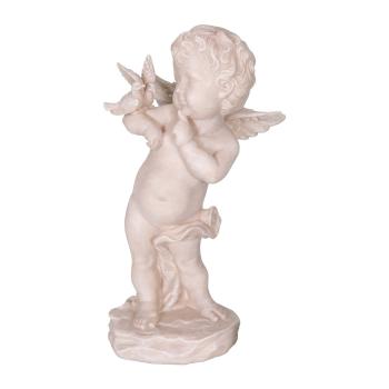 Dekoracyjna figurka z żywicy polimerowej w kształcie anioła Antic Line Ange, wys. 22 cm