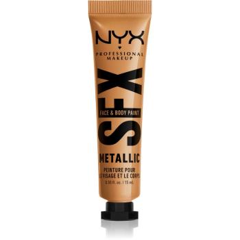 NYX Professional Makeup Limited Edition Halloween 2022 SFX Paints kremowe cienie do powiek do twarzy i ciała odcień 05 Gold Dusk 15 ml