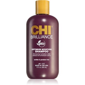 CHI Brilliance Optimum Moisture Shampoo szampon nawilżający do nabłyszczania i zmiękczania włosów 355 ml