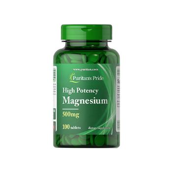 Puritan's Pride High Potency Magnesium 500mg - 100tabsWitaminy i minerały > Magnez