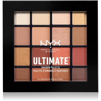 NYX Professional Makeup Ultimate Shadow Palette paleta cieni do powiek odcień 03 Warm Neutrals 16 x 0.83 g