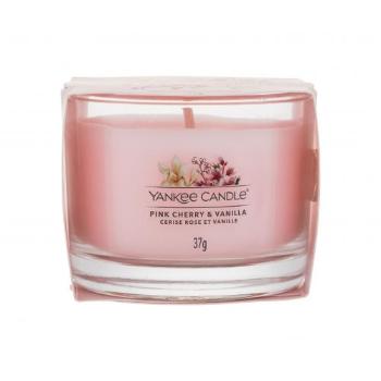 Yankee Candle Pink Cherry & Vanilla 37 g świeczka zapachowa unisex