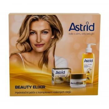 Astrid Beauty Elixir zestaw Nawilżający przeciwzmarszczkowy krem do twarzy na dzień 50 ml + Oczyszczający olejek do twarzy 145 ml W Uszkodzone pudełko
