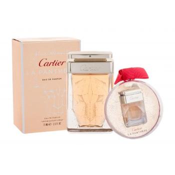Cartier La Panthère zestaw Edp 75ml + 6ml Edp dla kobiet Uszkodzone pudełko