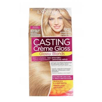 L'Oréal Paris Casting Creme Gloss Glossy Blonds 48 ml farba do włosów dla kobiet Uszkodzone pudełko 801 Silky Blonde