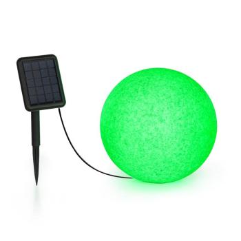 Blumfeldt Shinestone Solar 30, lampa w kształcie kuli, panel słoneczny, śr. 30 cm, RGB-LED, IP68, akumulator