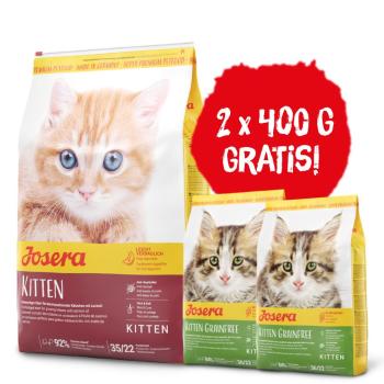 JOSERA Kitten 10 kg sucha karma dla kociąt i kotek ciężarnych lub karmiących + 2x Kitten Grainfree 400g GRATIS