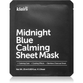 Klairs Midnight Blue Calming Sheet Mask maska łagodząca w płacie 25 ml