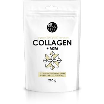 Diet-Food Kolagen + MSM kolagen hydrolizowany do wspomagania zdrowia układu mięśniowo-szkieletowego 200 g