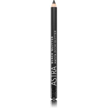 Astra Make-up Black Glitter brokatowy eyeliner w w pisaku odcień Deep Black 1,1 g