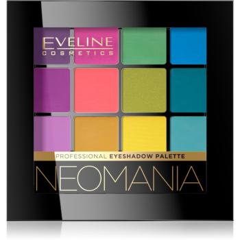 Eveline Cosmetics Neon paleta cieni do powiek 12 g