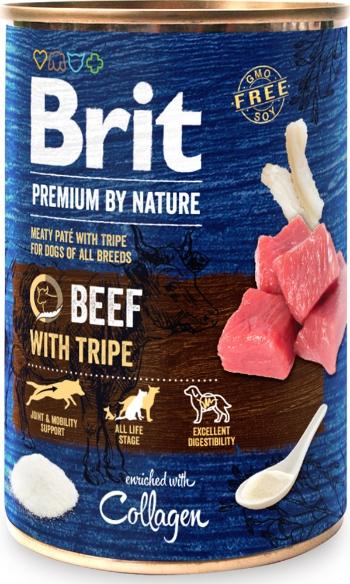BRIT Premium by nature Beef&amp;Tripes 6 x 400g mokra karma z wołowiną dla psa