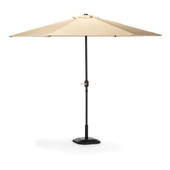 Beżowy parasol ogrodowy bez podstawy Bonami Essentials Sun, ø 300 cm