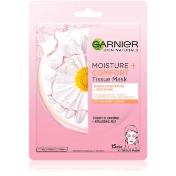 Garnier Skin Naturals Moisture+Comfort super nawilżająca i kojąca maska do skóry suchej i wrażliwej 28 g