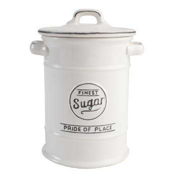 Biały pojemnik ceramiczny na cukier T&G Woodware Pride of Place