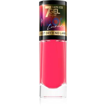 Eveline Cosmetics 7 Days Gel Laque Neon Lunacy neonowy lakier do paznokci odcień 82 8 ml