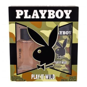 Playboy Play It Wild zestaw Edt 60 ml + Żel pod prysznic 250 ml dla mężczyzn Uszkodzone pudełko