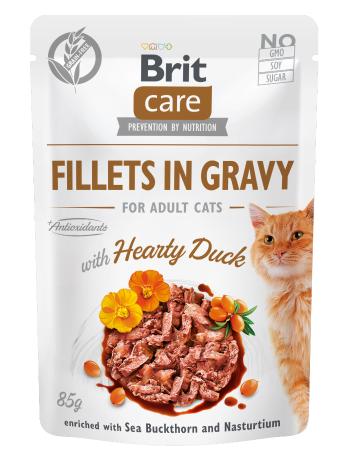 BRIT CARE cat pouch ADULT  HEARTY  duck - 1x85g