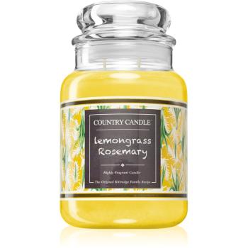 Country Candle Farmstand Lemongrass & Rosemary świeczka zapachowa 680 g