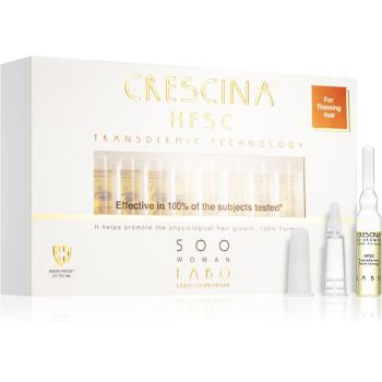 Crescina Transdermic 500 Re-Growth pielęgnacja wspierająca porost włosów dla kobiet 20x3,5 ml