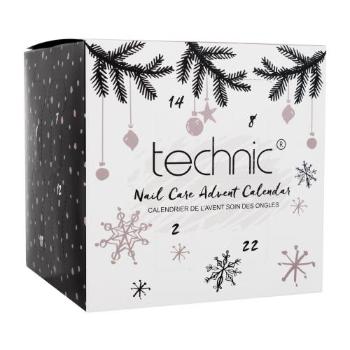 Technic Nail Care Advent Calendar zestaw Lakier do paznokci 18 szt + Akcesoria do manicure dla kobiet Uszkodzone pudełko