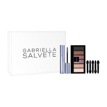 Gabriella Salvete Gift Box zestaw Tusz do rzęs 13 ml + paletka cieni do powiek 10 g + aplikator do cieni 5 szt. dla kobiet Smokey