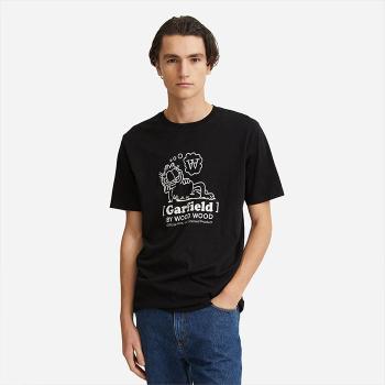 Koszulka męska Wood Wood x Garfield Ace T-shirt Chill 30045702-2222 BLACK