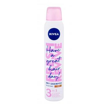 Nivea Fresh & Mild Medium Hair Tones 200 ml suchy szampon dla kobiet uszkodzony flakon