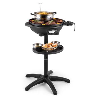 Klarstein Grillpot, grill elektryczny, stojący i stołowy, 1600 W, 40 cm, żeliwo