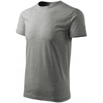 Koszulka unisex o wyższej gramaturze, ciemnoszary marmur, XL