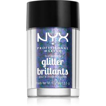 NYX Professional Makeup Glitter Goals brokat do twarzy i ciała odcień 11 Violet 2.5 g