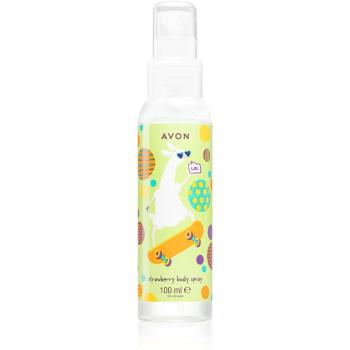 Avon Lama Dude odświeżający spray do ciała o zapachu truskawek dla dzieci 100 ml