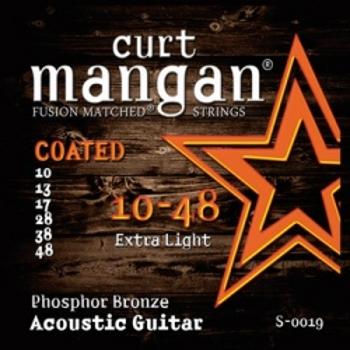 Curt Mangan 10-48 Phosphor Bronze Coated S-0019 Struny Do Gitary Akustycznej