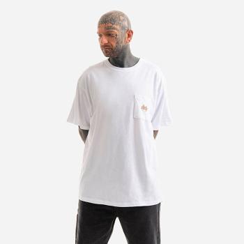 Koszulka męska HUF Haze Script Pocket T-Shirt TS01631 WHITE