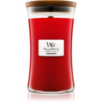 Woodwick Pomegranate świeczka zapachowa z drewnianym knotem 609.5 g