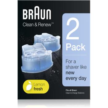 Braun Series Clean & Renew płyn do czyszczenia golarek z zapachem Lemon Fresh 2 szt.