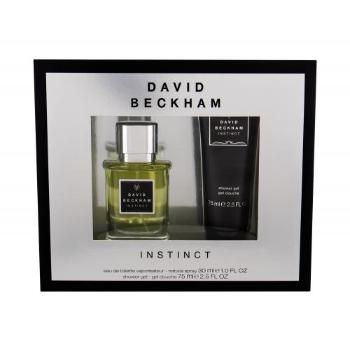 David Beckham Instinct zestaw Edt 30 ml + Żel pod prysznic 75 ml dla mężczyzn Uszkodzone pudełko