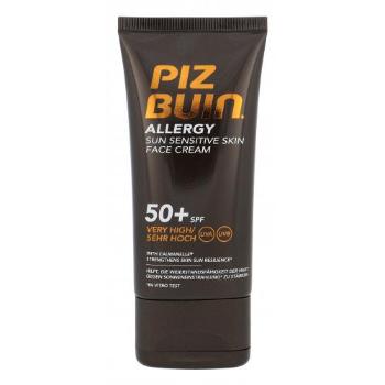 PIZ BUIN Allergy Sun Sensitive Skin Face Cream SPF50+ 50 ml preparat do opalania twarzy unisex Uszkodzone pudełko