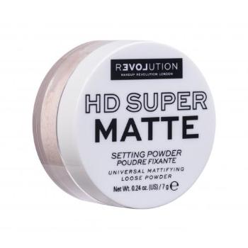 Revolution Relove Super HD Matte Setting Powder 7 g puder dla kobiet