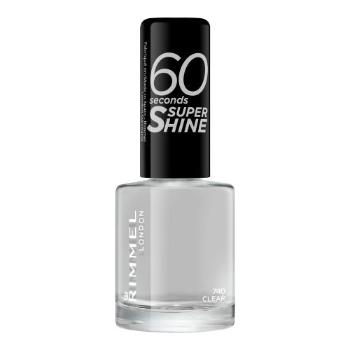 Rimmel London 60 Seconds Super Shine 8 ml lakier do paznokci dla kobiet 740 Clear