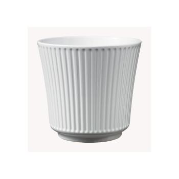 Biała ceramiczna doniczka Big pots Gloss, ø 12 cm