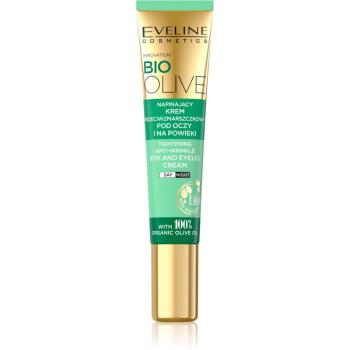 Eveline Cosmetics Bio Olive przeciwzmarszczkowy krem pod oczy zmniejszający obrzęki i cienie pod oczami z olejem z oliwek 20 ml