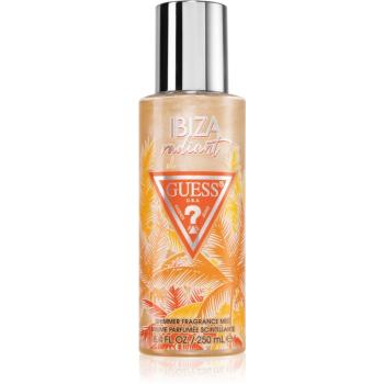 Guess Destination Ibiza Radiant perfumowany spray do ciała z brokatem dla kobiet 250 ml