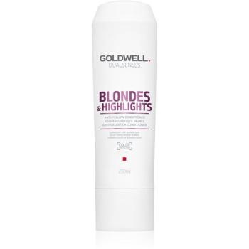 Goldwell Dualsenses Blondes & Highlights odżywka do blond włosów neutralizująca żółtawe odcienie 200 ml